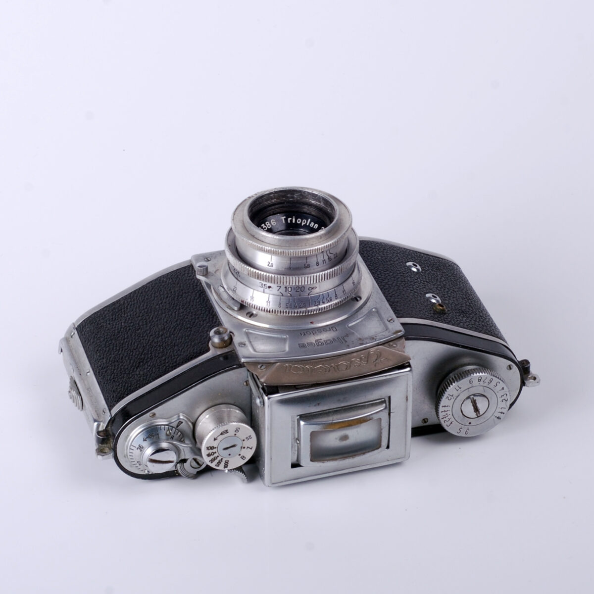 Ihagee Kine Exacta I + Meyer Gerlitz Trioplan 2.9/50 — фото 2